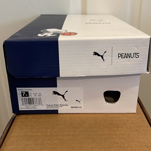Puma X Future Rider Sneakers Limited Edition sketches of Charlie Brown & Snoopy - Picture 10 of 12